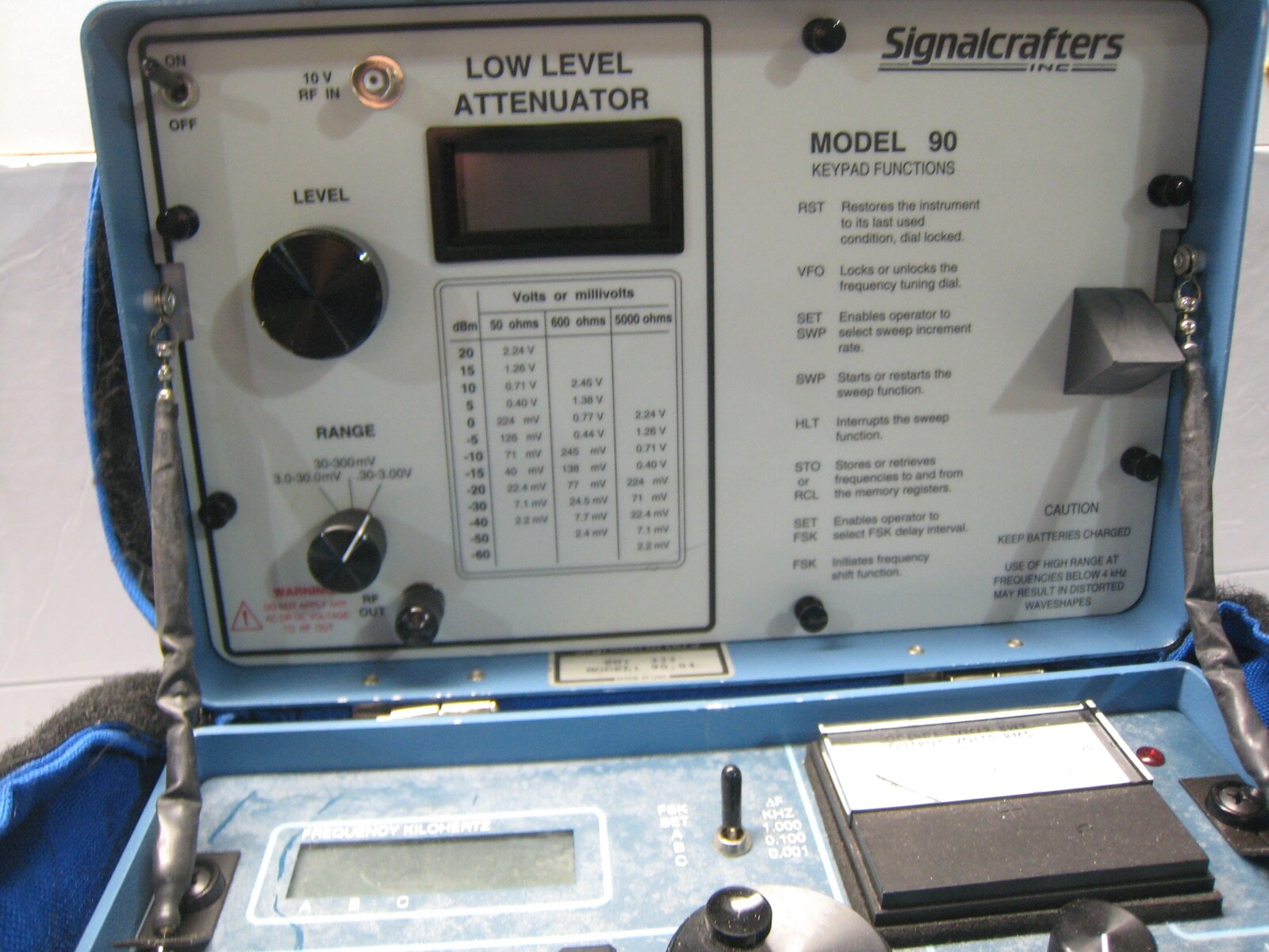 Signalcrafters model 90 HIGH LEVEL VLF SIGNAL SOURCE