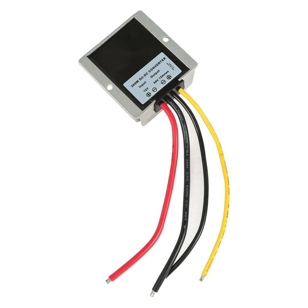12V to 24V 15A 360W Waterproof DC/DC Car Voltage Converter Step Up Regulator