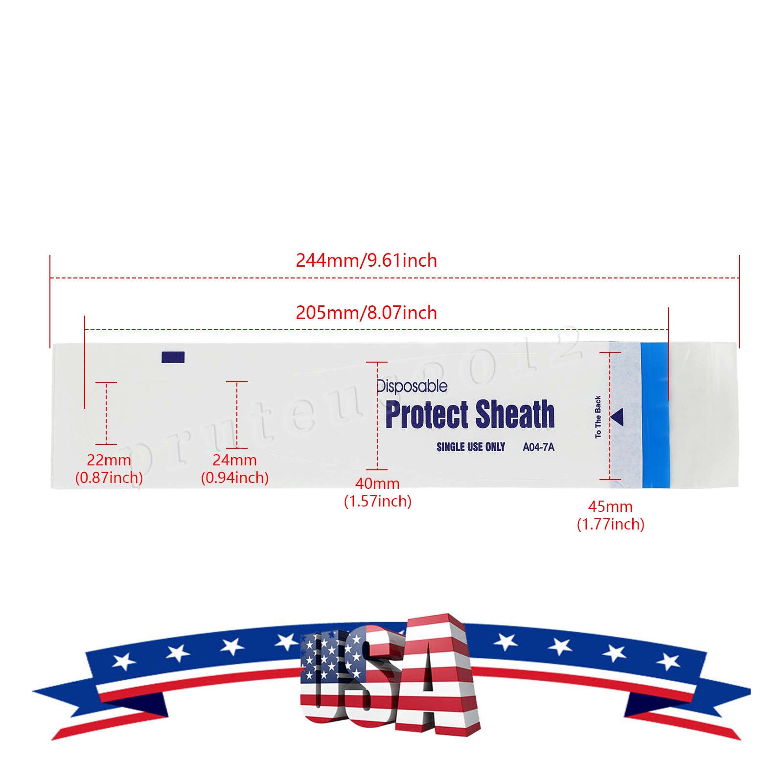 100/200/300/500Pc Dental Disposable Protect Sheath Intraoral Camera Cover A04-7A