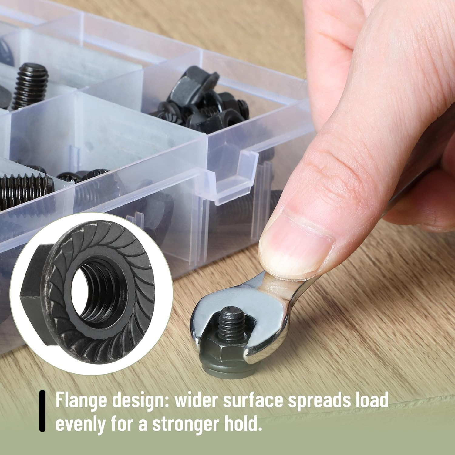 – Nuts and Bolts Assortment Kit, 272 Pcs, Black Carbon Steel, Grade 10.9, M6, M8