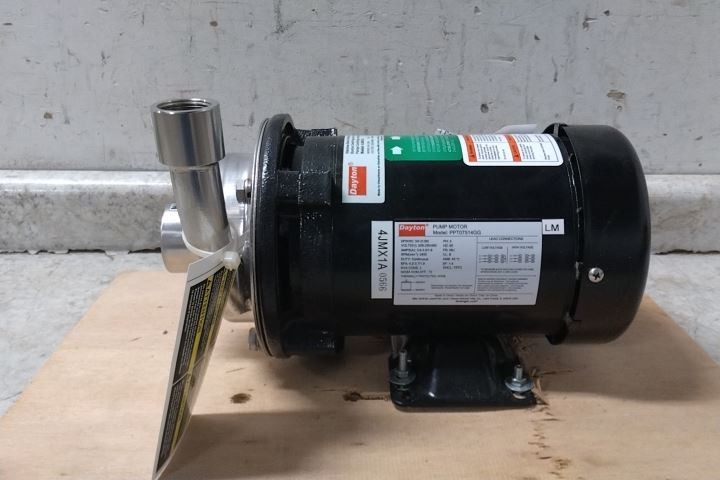 Dayton 4JMX1A 3/4 HP 3450 Max RPM 208-230/460VAC Centrifugal Pump