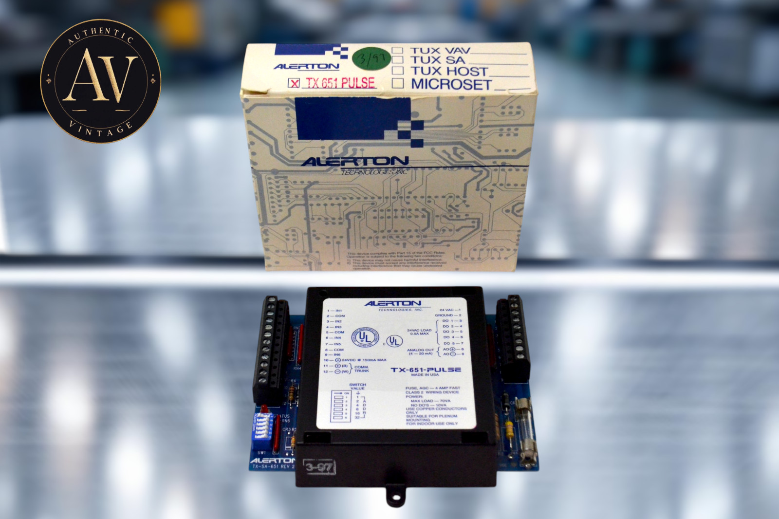 Alerton TX-651-PULSE TX-SA-651 Rev 2 Controller 24VAC HVAC 6 Input 5 Output