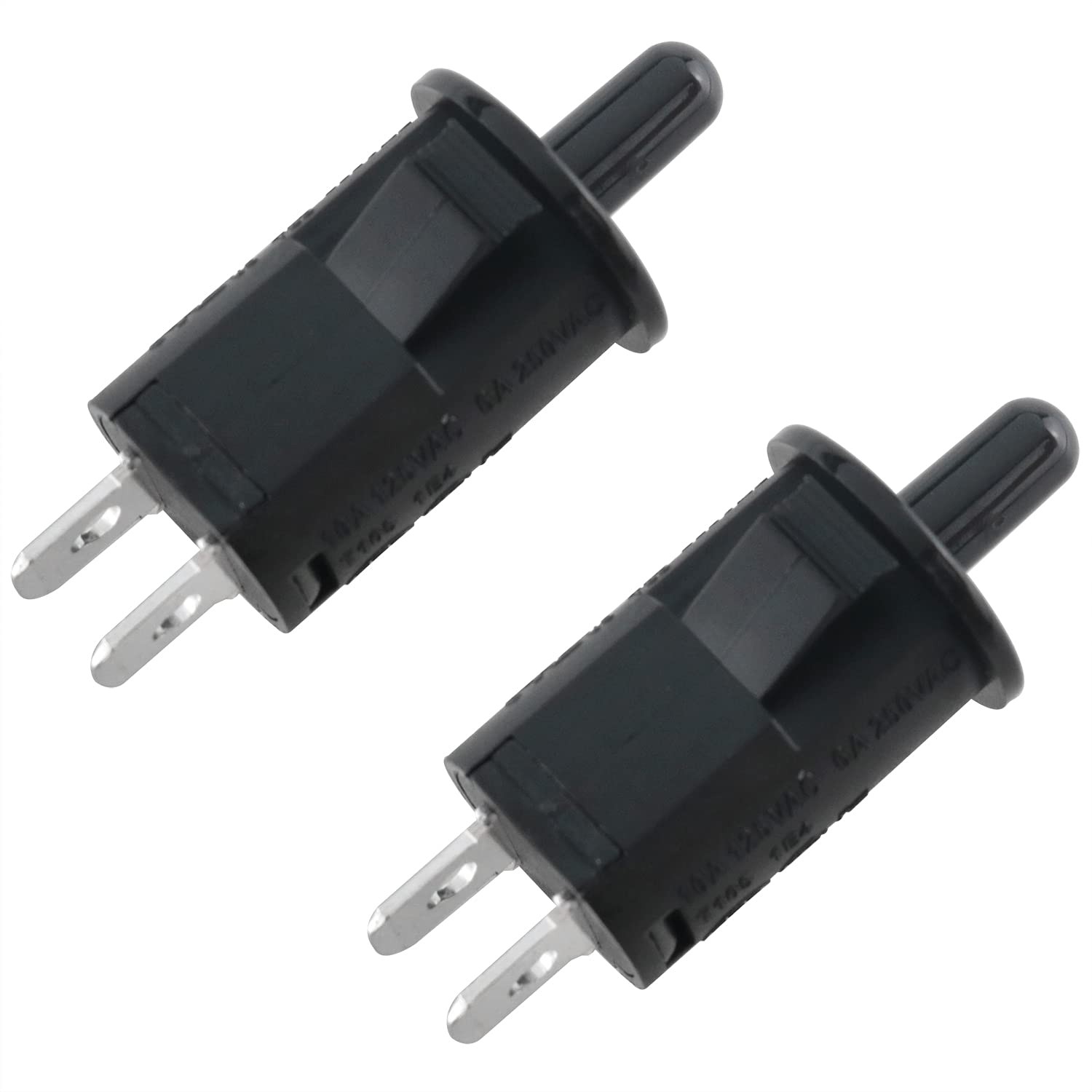 Refrigerator Door Light Switch 2pcs 10mm Ac 250v 3a Normally Closed Momentary Fr