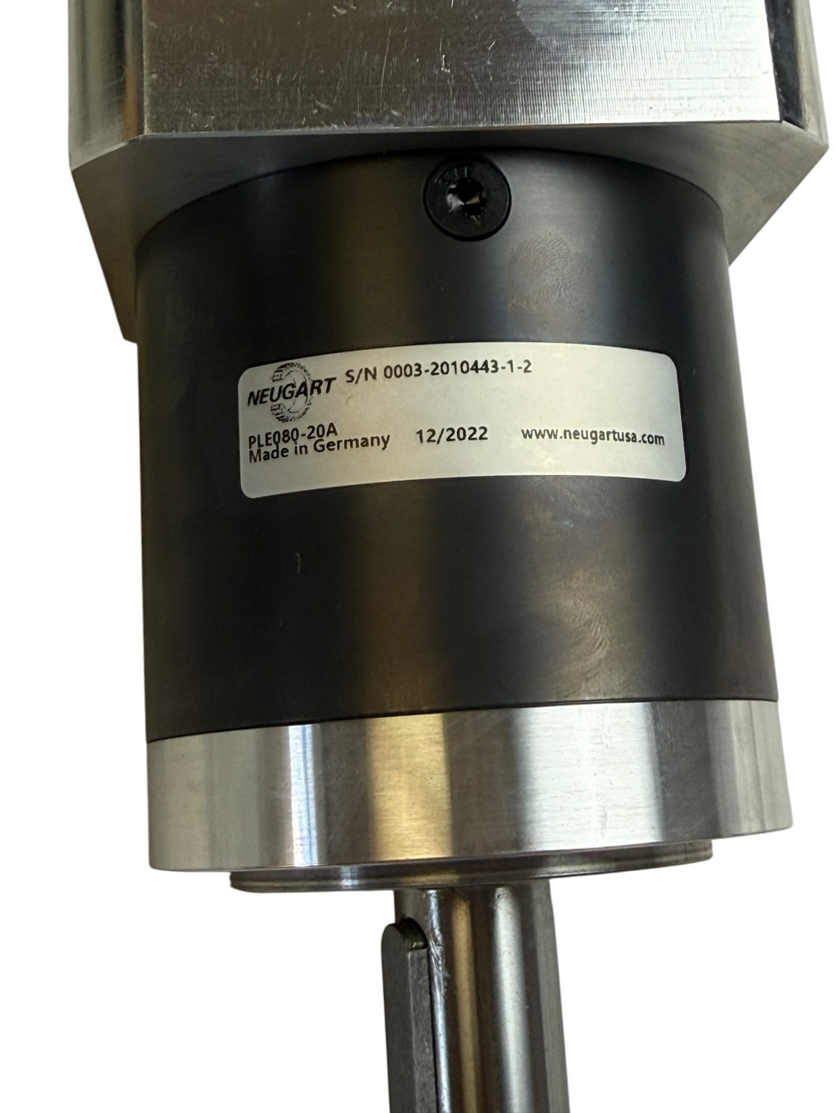 Neugart PLE080-20A Planetary Gearbox Speed Reducer Ratio 20:1 Germany