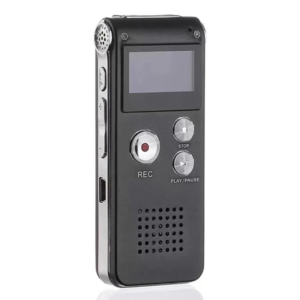 Portable Digital Voice Recorder MP3 WAV Playback USB Rechargeable Recorder