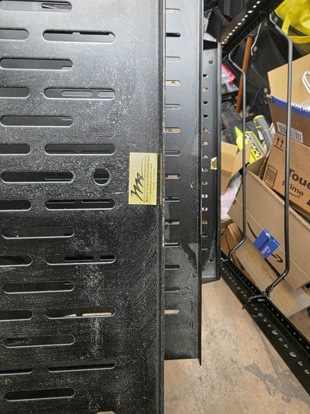 Middle Atlantic Metal Rack Shelves With Wheels 79h x 19.5w X 22d