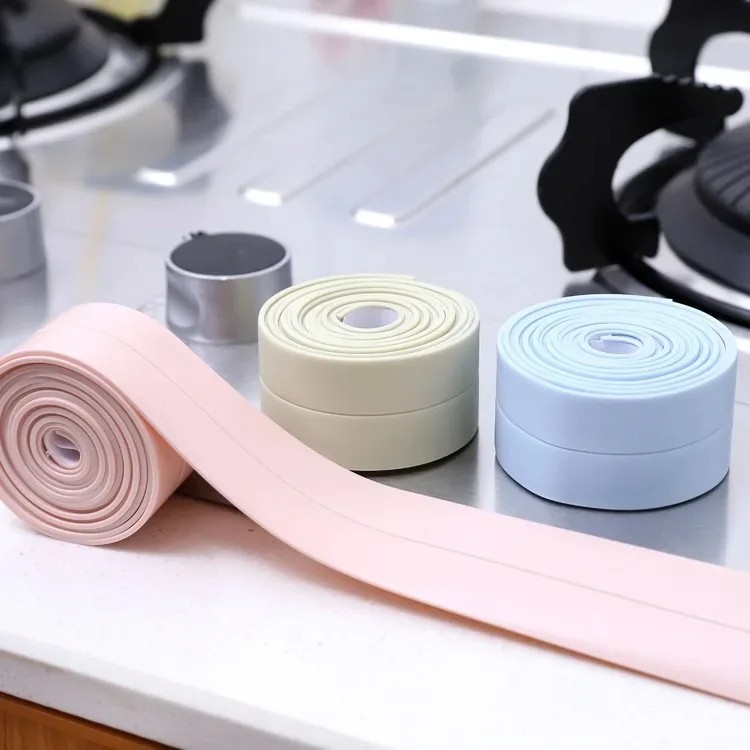 2 Rolls Caulk Tape Waterproof Self Adhesive Strip Kitchen Bath Sink Sealant