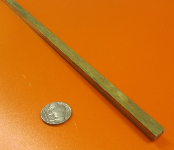 360 Brass Flat Bar 1/4″ Thick x 3/8″ Wide x 60.0″ Length