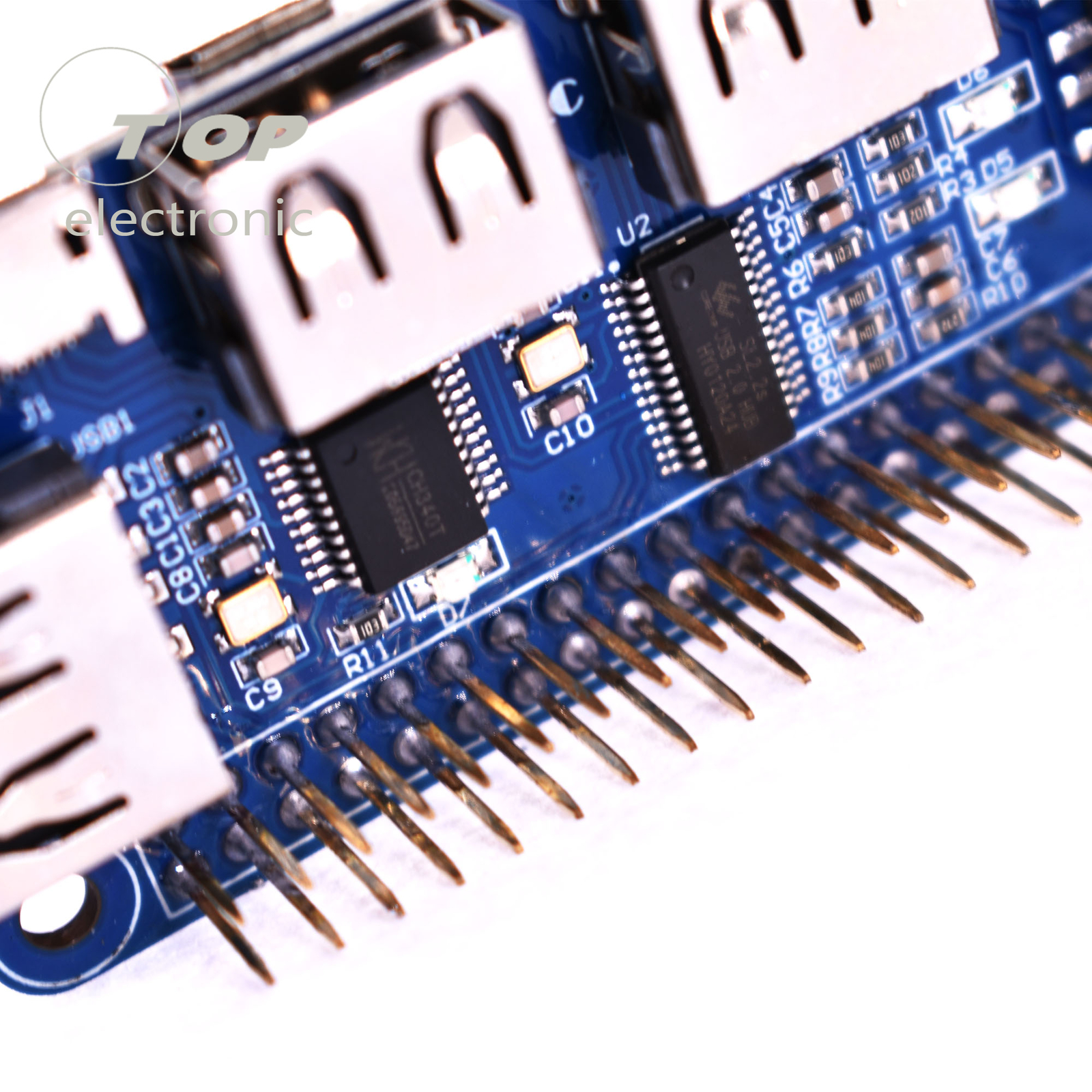 4 Port USB HUB HAT Expansion Board for Raspberry Pi 3 Model B /Zero V1,3/Zero W