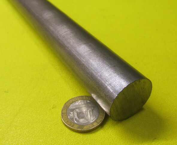 12L14 Steel Unpolished Rod Round Bar, 1.00″ Dia x 4 Foot Length