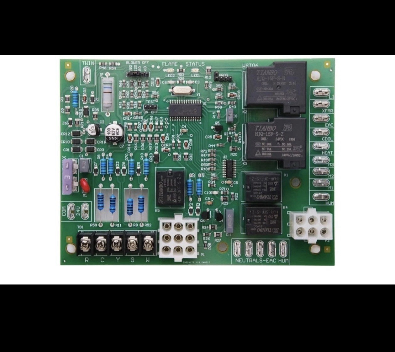 903106 Control Board, Replacement for Updated ICM2805A Furnace Control Board and