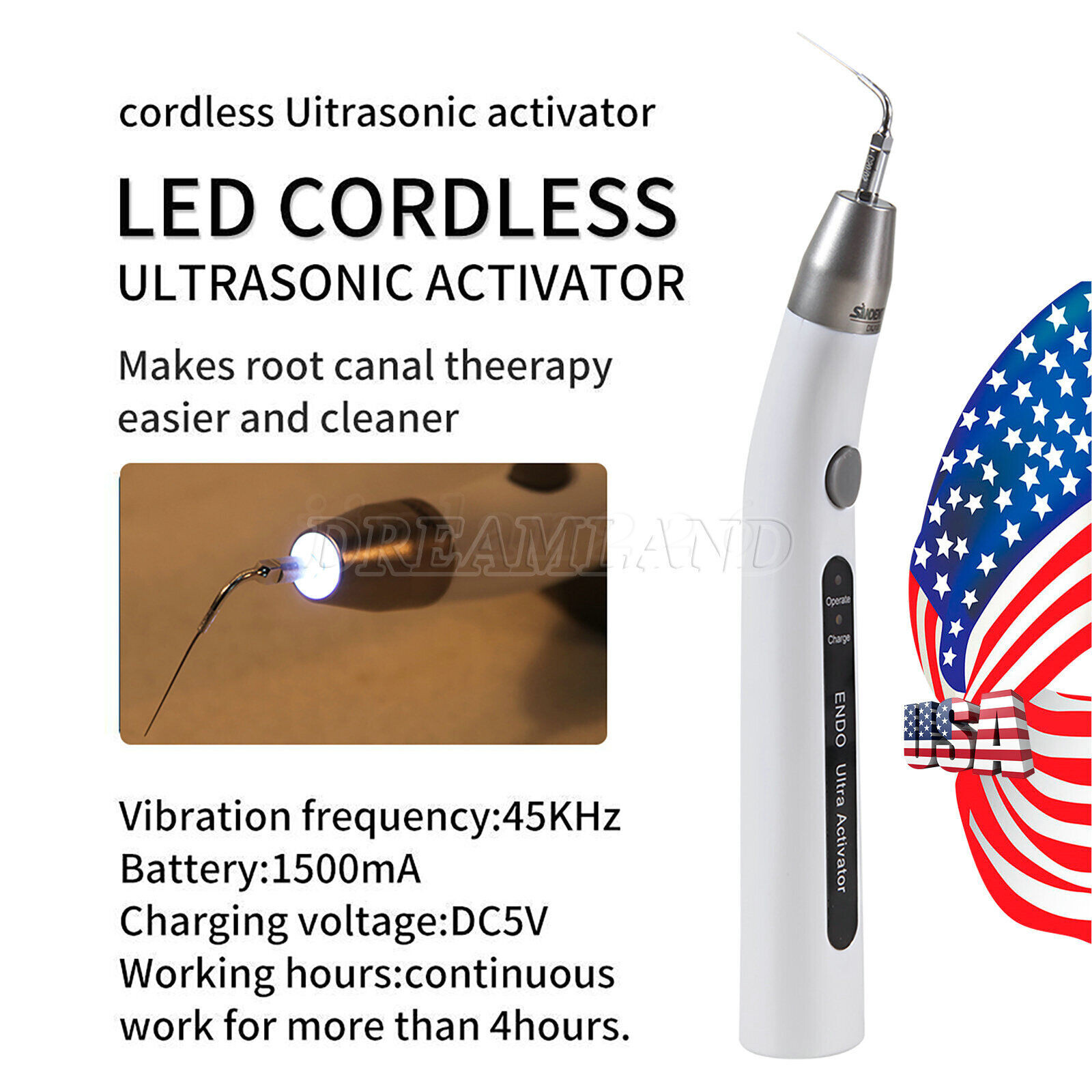 Ultrasonido Dental Ultra Endo Activador Irrigador Endodoncia Scaling/Rotary File
