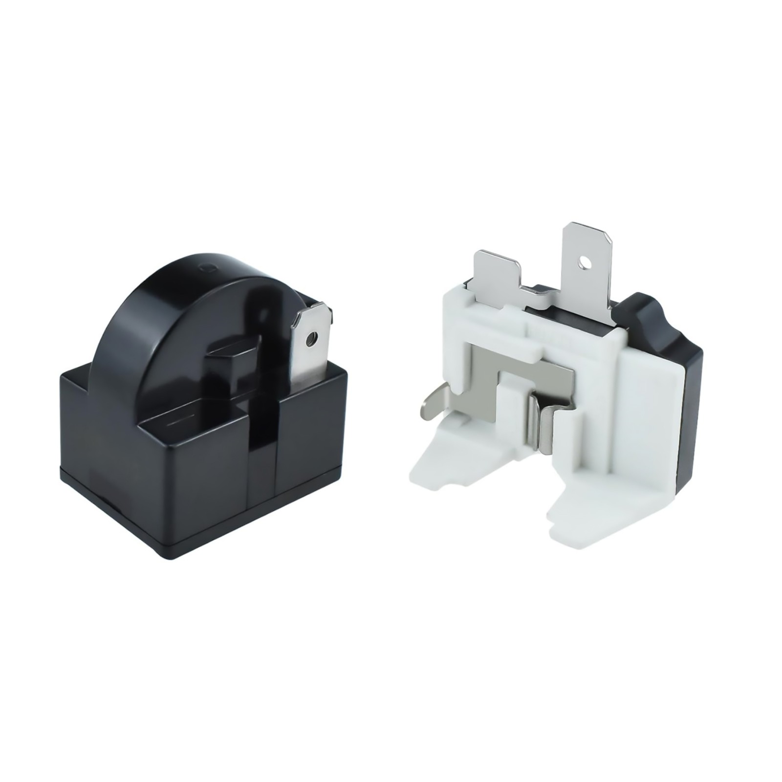 Starter Relay And Overload Protector Kit 1 Pin 4.7 Ohm For Refrigerator Repair