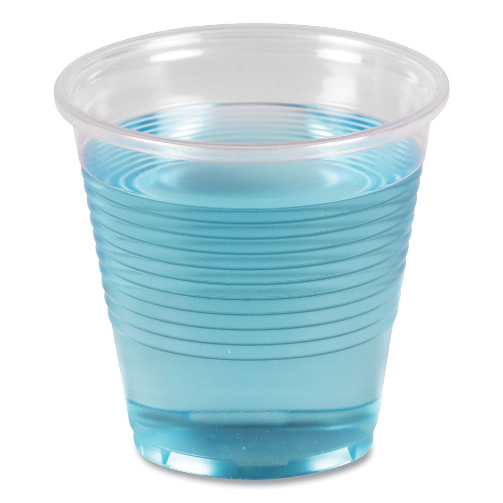 Boardwalk TRANSCUP5CT 5 oz. Plastic Cold Cups – Translucent (2500/CT) New