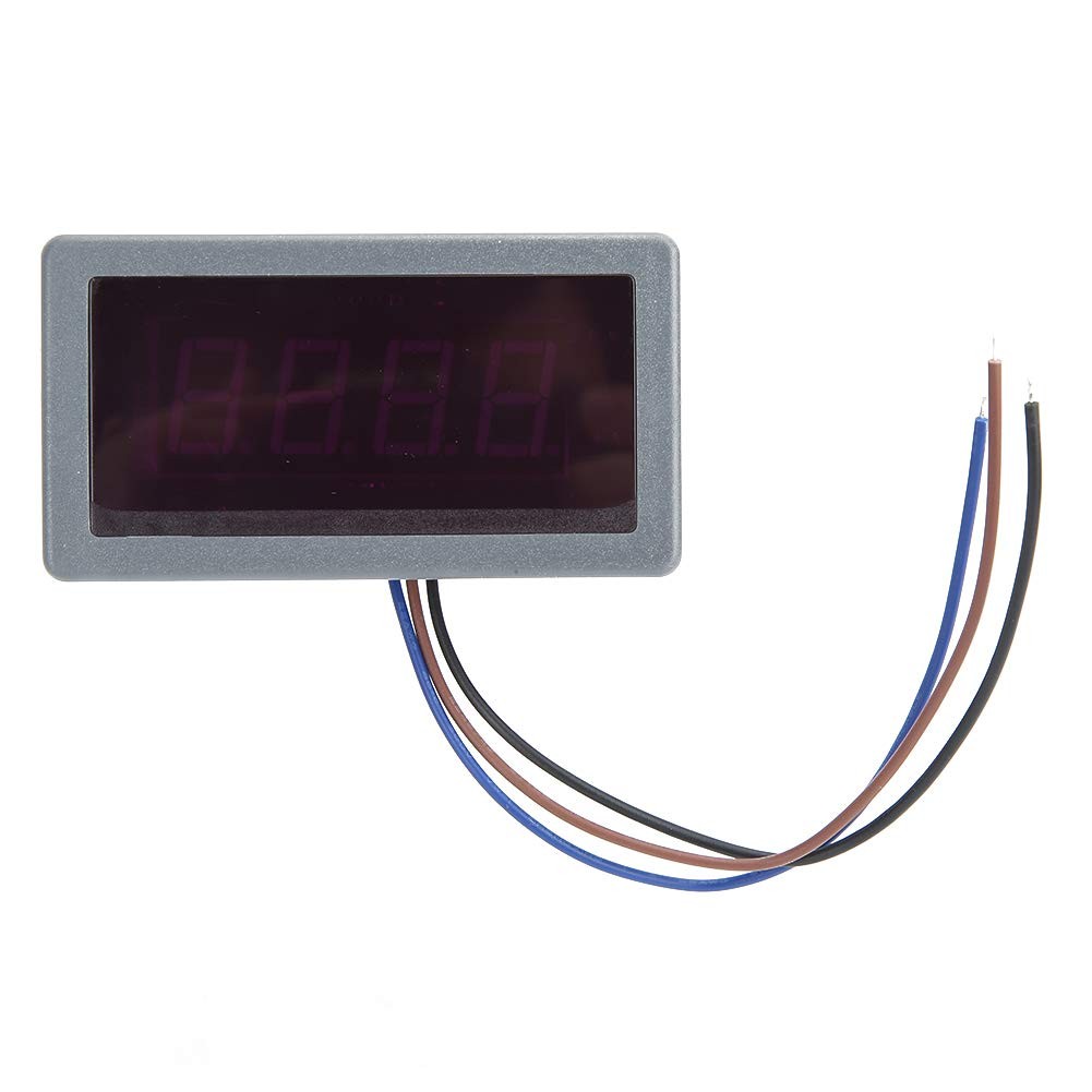 AC 110V-230V 4 Digital LED Tachometer RPM Speed Meter 40mA 10-9 +Hall Proximi…