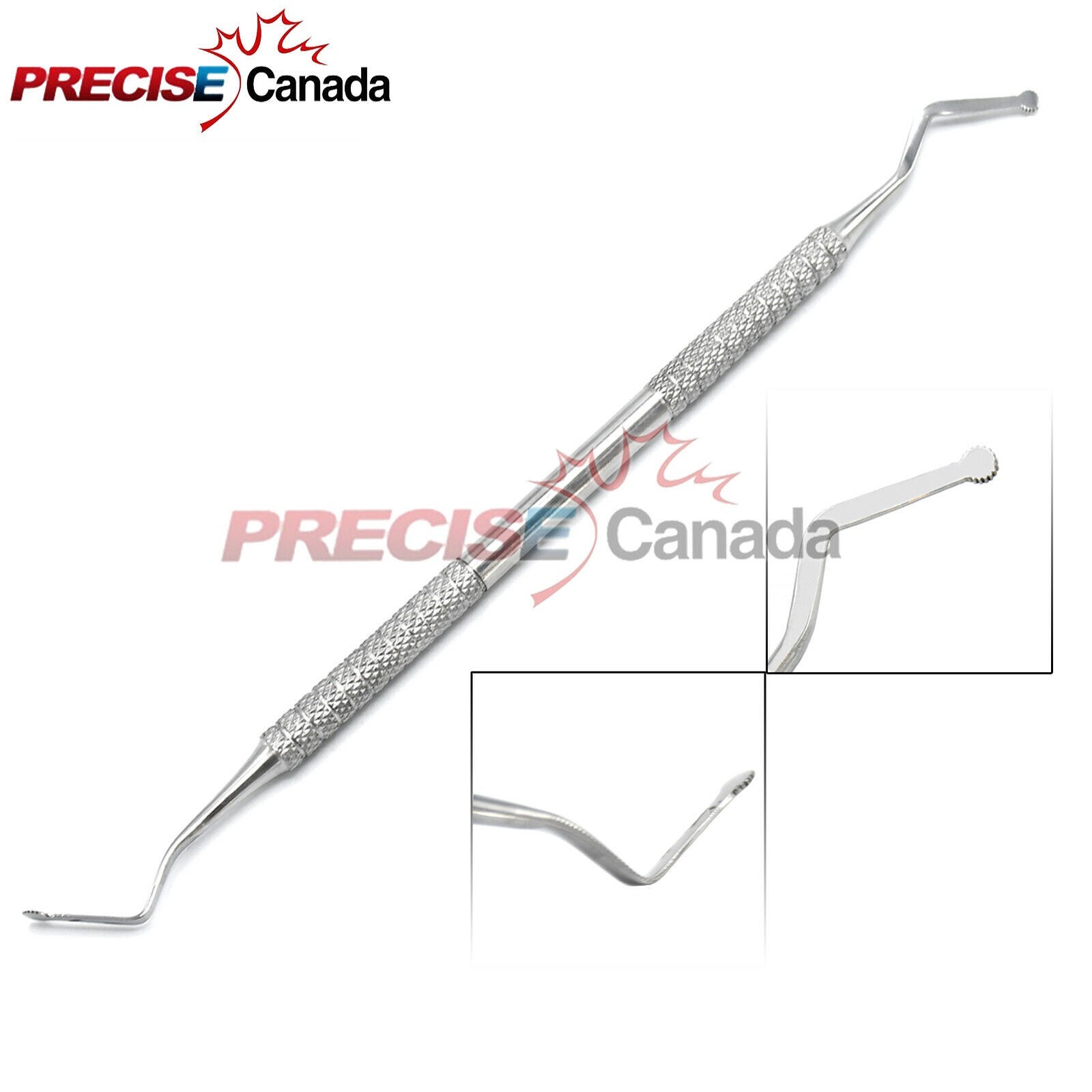 2PC Gingival Cord Packer Serrated Retraction Dental Instr Atraumatic Placement