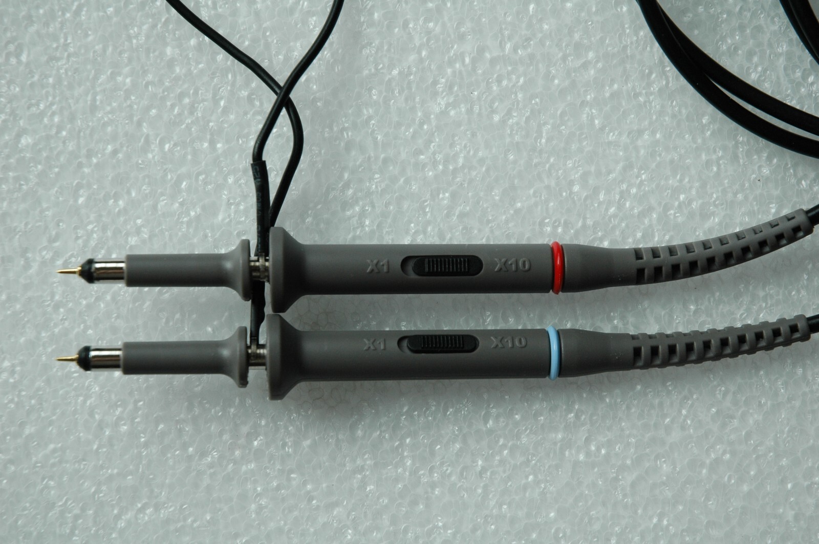 2x 100MHz Oscilloscope Scope analyzer Clip Probe test leads kit for HP Tektronix