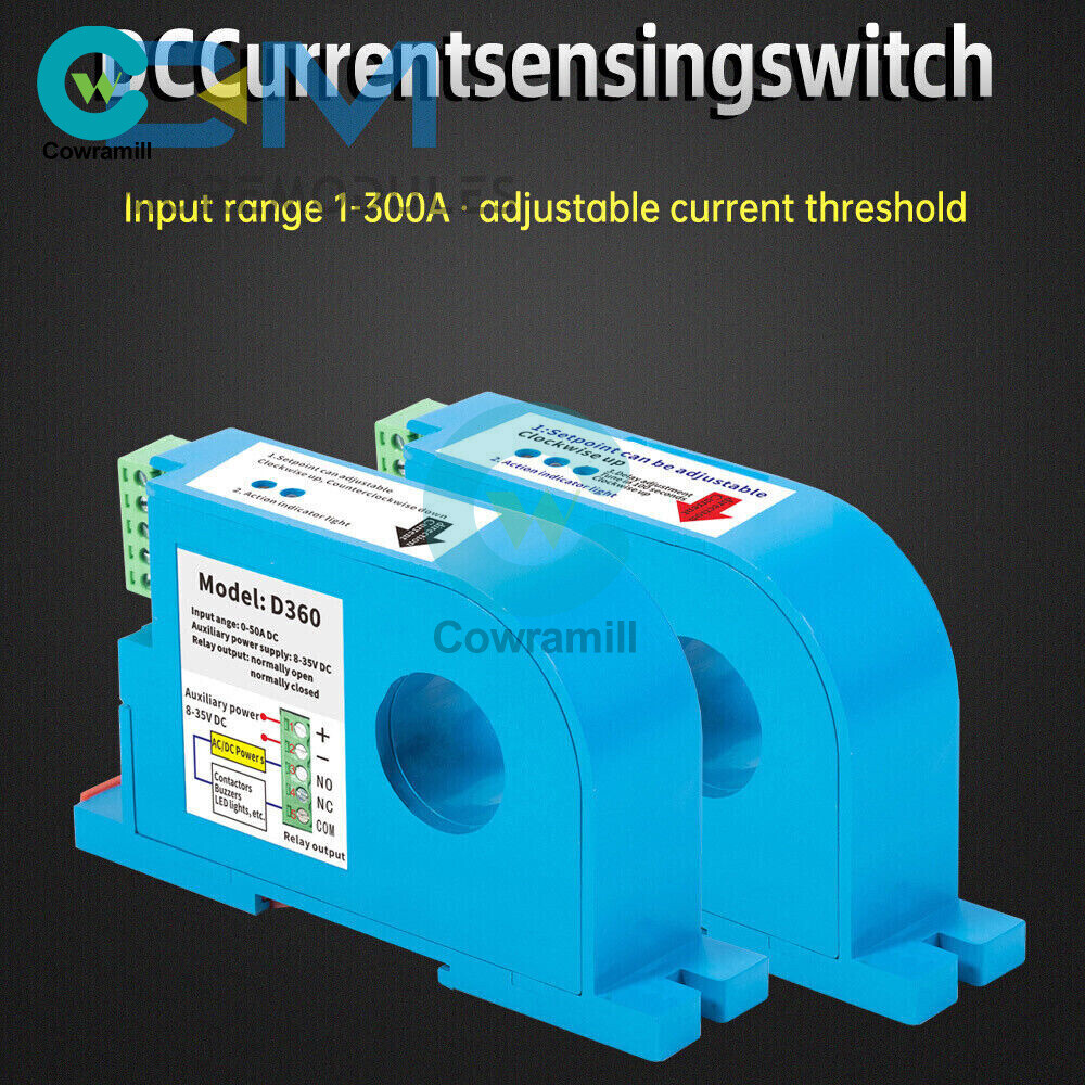 DC Current Sensing Switch Overload Protection Hall Sensor D360-50A D366-300A