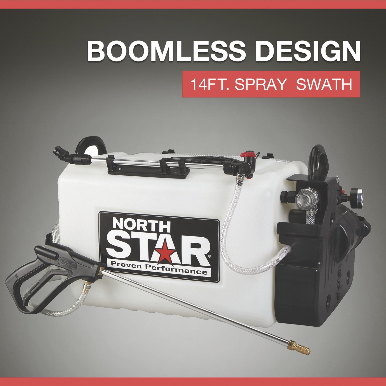 NorthStar ATV Boomless Broadcast and Spot Sprayer, 16-Gallon Capacity, 2.2 GPM,