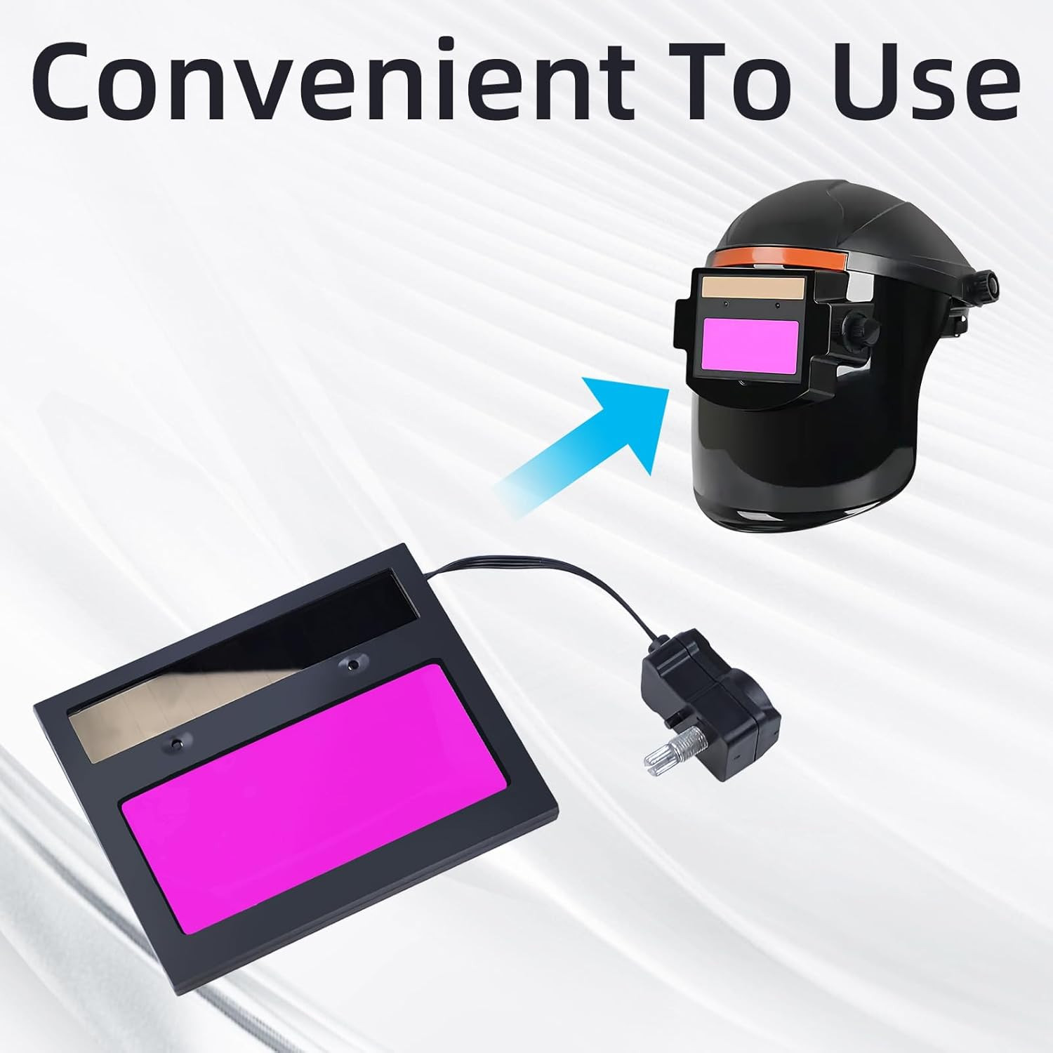 Auto Darkening Welding Lens, 4.33″X3.54″ Ajustable Solar Welding Helmet Mask Len