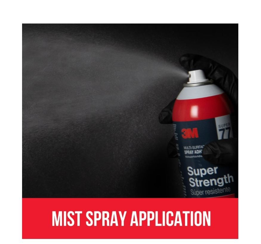 3M Super 77 Multi-Surface Spray Adhesive, Glue, Fabrics, Crafts, 14.1 oz