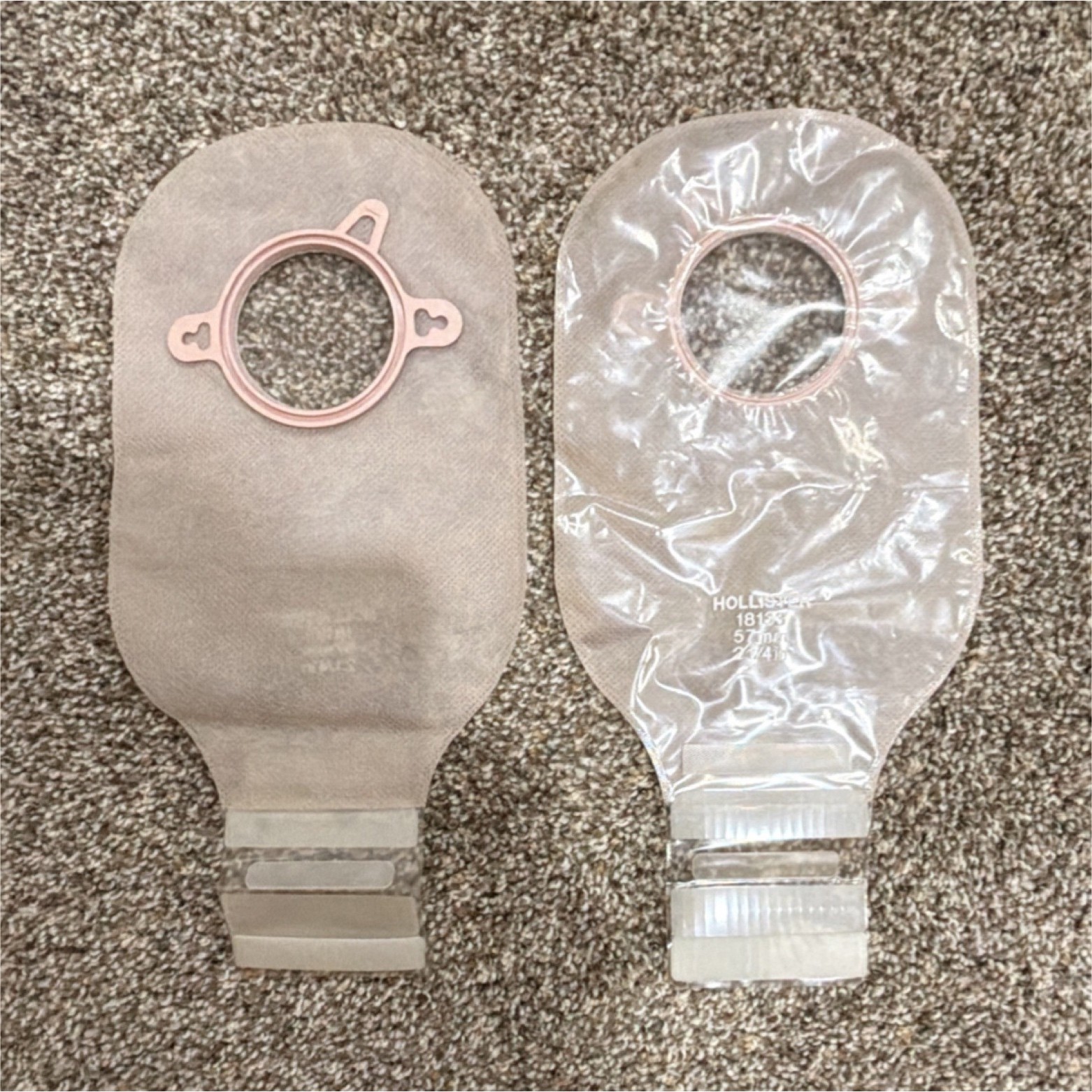 Hollister Two-Piece Drainable Ostomy Pouch 18133 57mm 2 1/4in, 3 pack