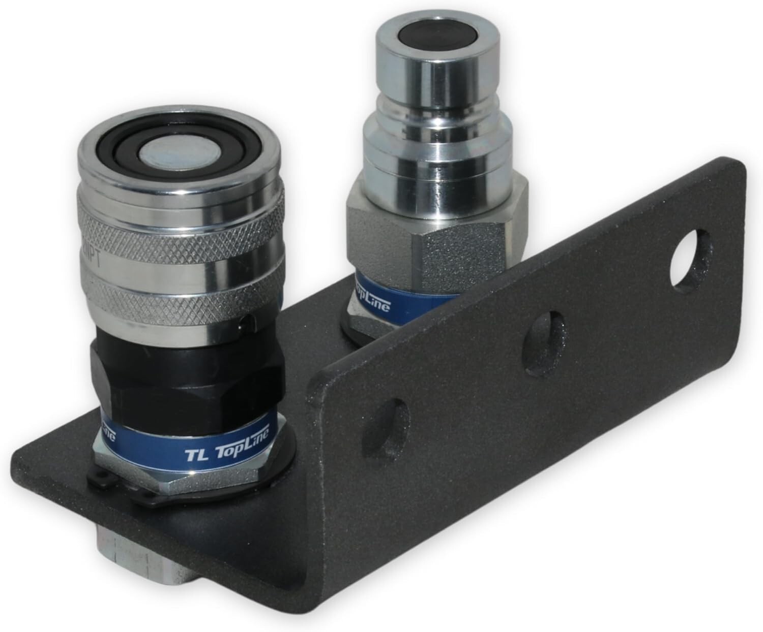 1/2″ NPT Thread Flat Face Hydraulic Quick Couplers with Mounting Bracket TL23B-2