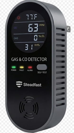 Steadfast Haven Gas & Carbon Monoxide Detector – Brand New in Box
