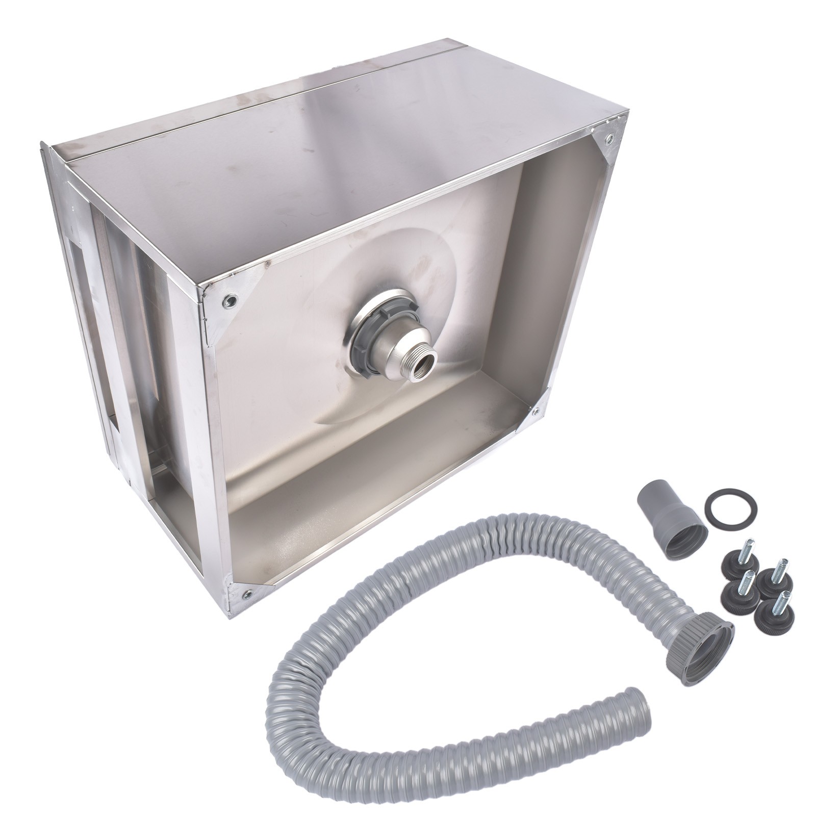 Stainless Steel Floor Mop Sink -22x19x12″ / 24x24x13″ Commercial Mop Sink Silver