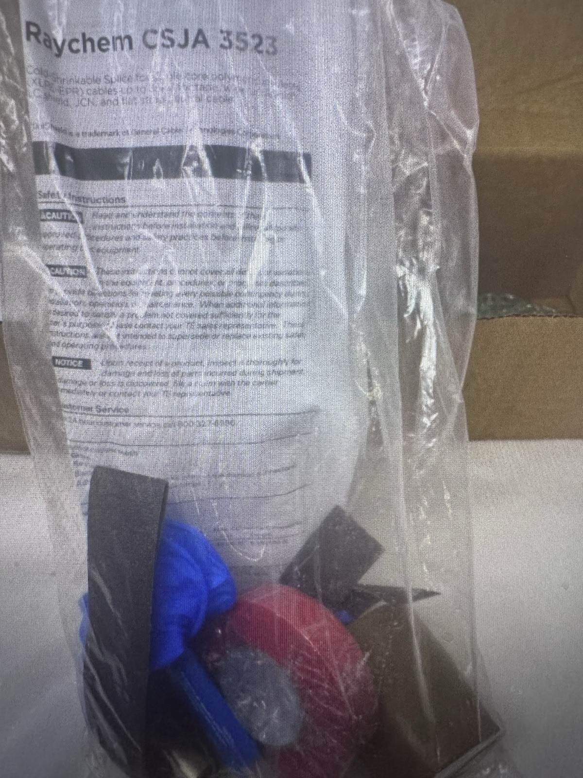 TE Connectivity Raychem CSJA-3523M5 Cold-Shrinkable Splice Cable Kit Up to 35kV