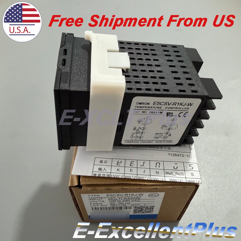 New For Omron E5CSV-R1KJ-W Digital Temperature Controller E5CSVR1KJW USA Stock