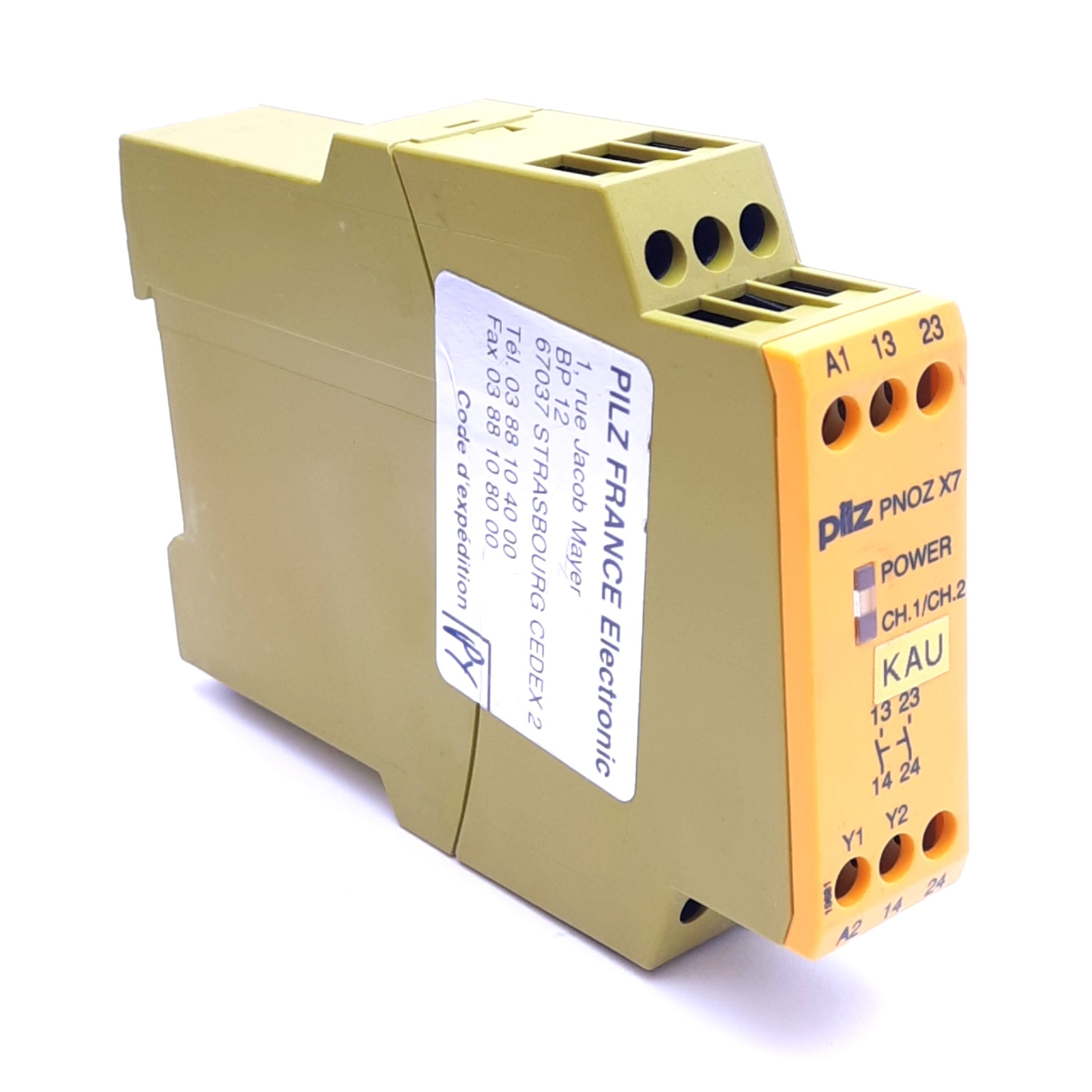 Pilz PNOZ X7 24VACDC 2n/o 774059 Safety Relay, 2 N.O., 240VAC 6A, 24VAC/DC Coil