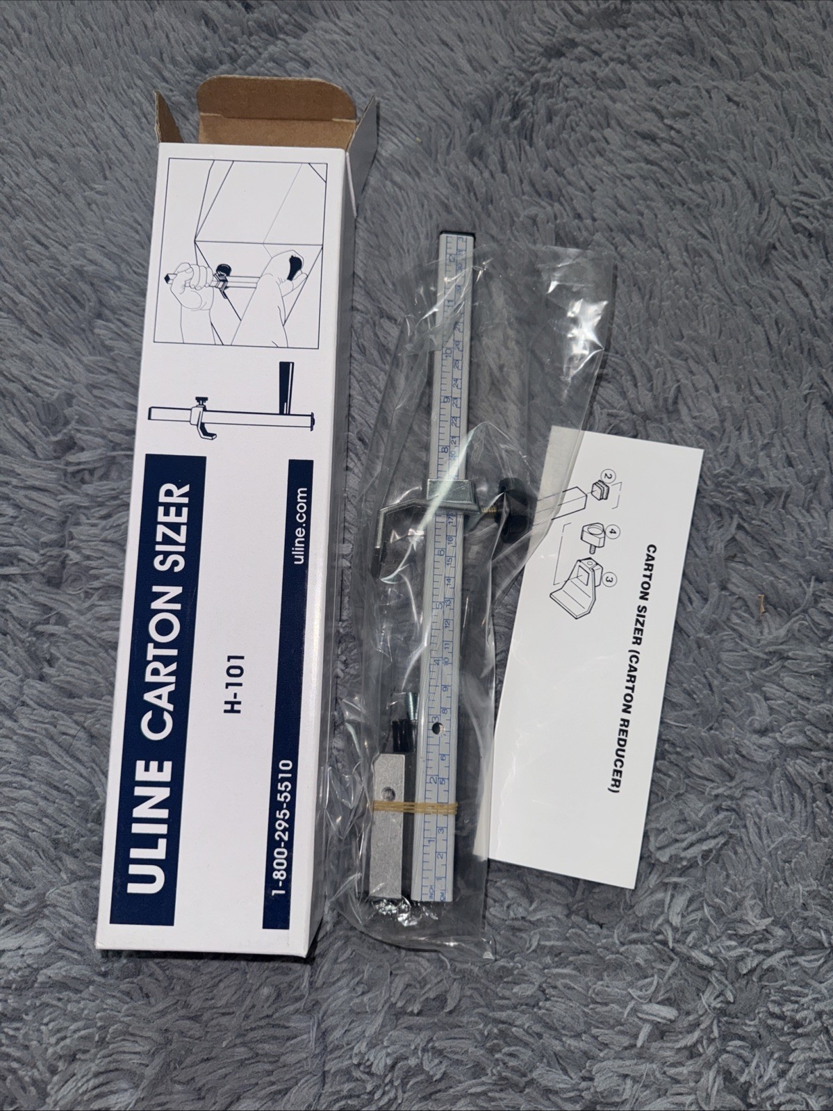 Uline Carton Sizer Box Tool – Resize Cardboard Shipping Boxes H-101