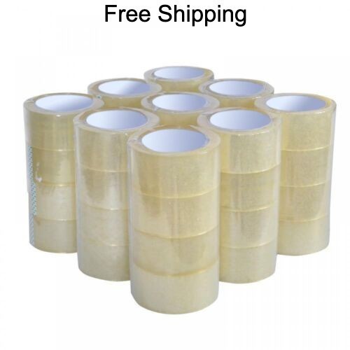 12 Rolls Shipping Packaging Box Packing Sealing Tape 2 mil 2″ x 110 Yard 330FT.