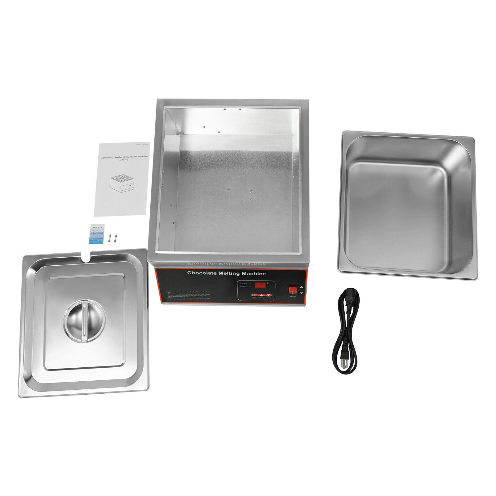 Electric Chocolate Tempering Machine Melter Melting Machine 1 Melting Pot 12kg