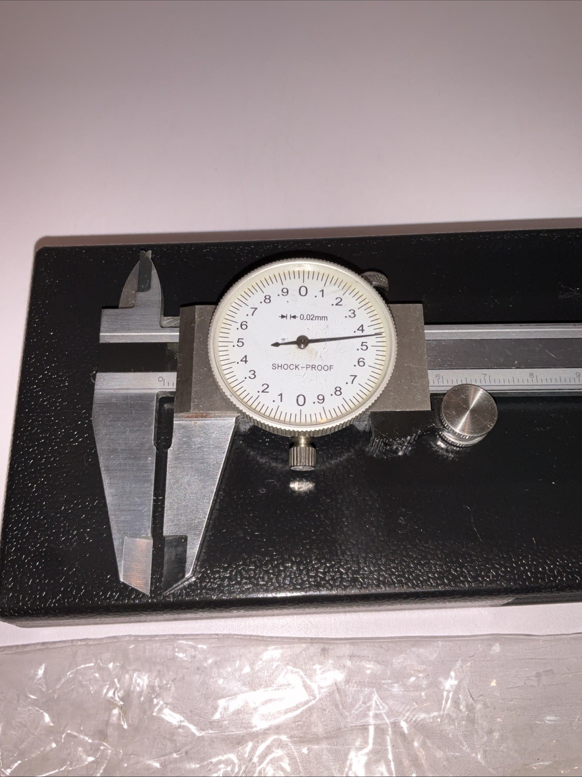 6” 150mm Dial Caliper 0.02mm Shock Proof Stainless Steel w/ Case Metric