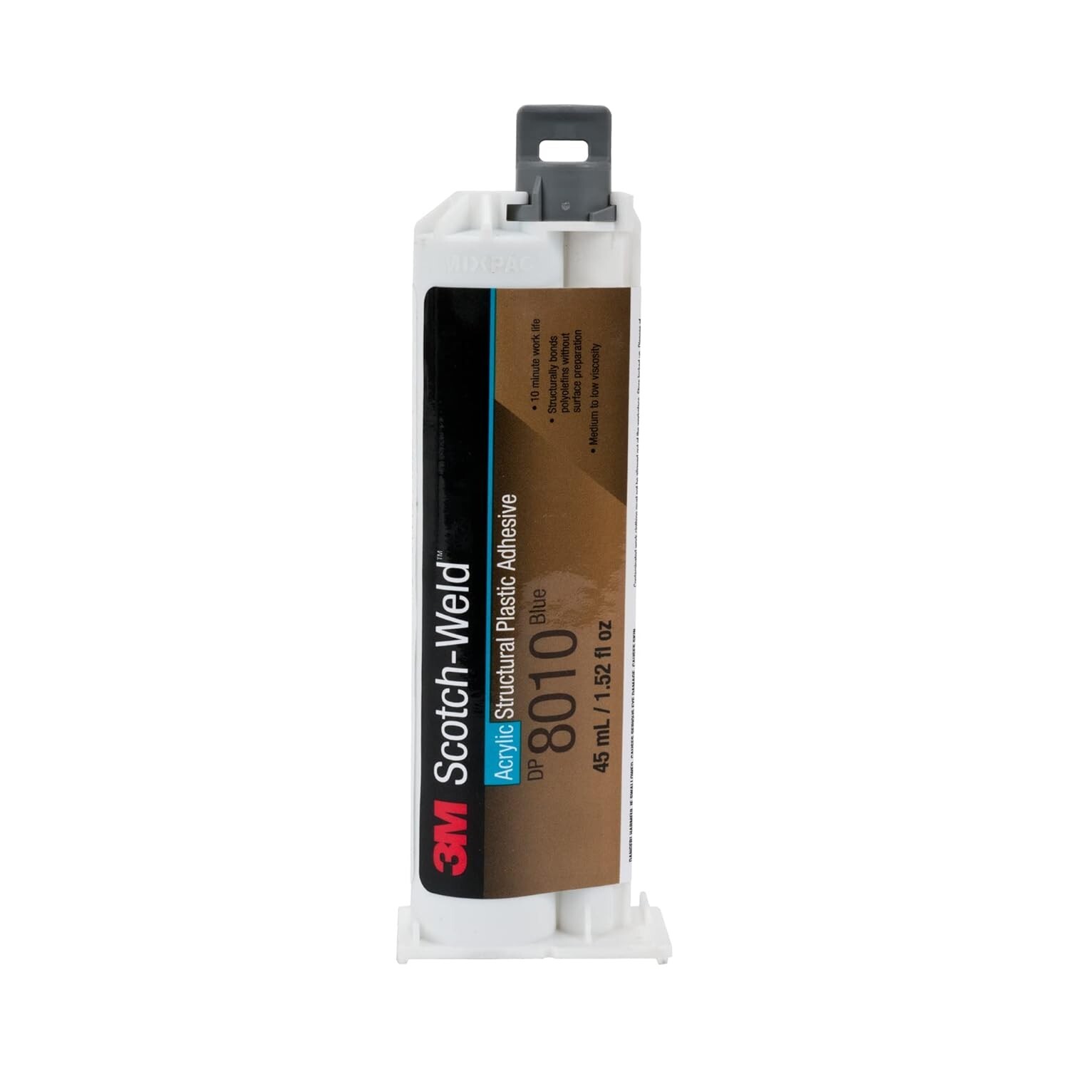3M Scotch-Weld Structural Plastic Adhesive DP8010, Blue, Extremely Strong