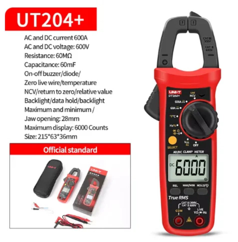 Clamp Meter Digital Tester Professional Voltmeter Pliers Ammeter Electric Tester