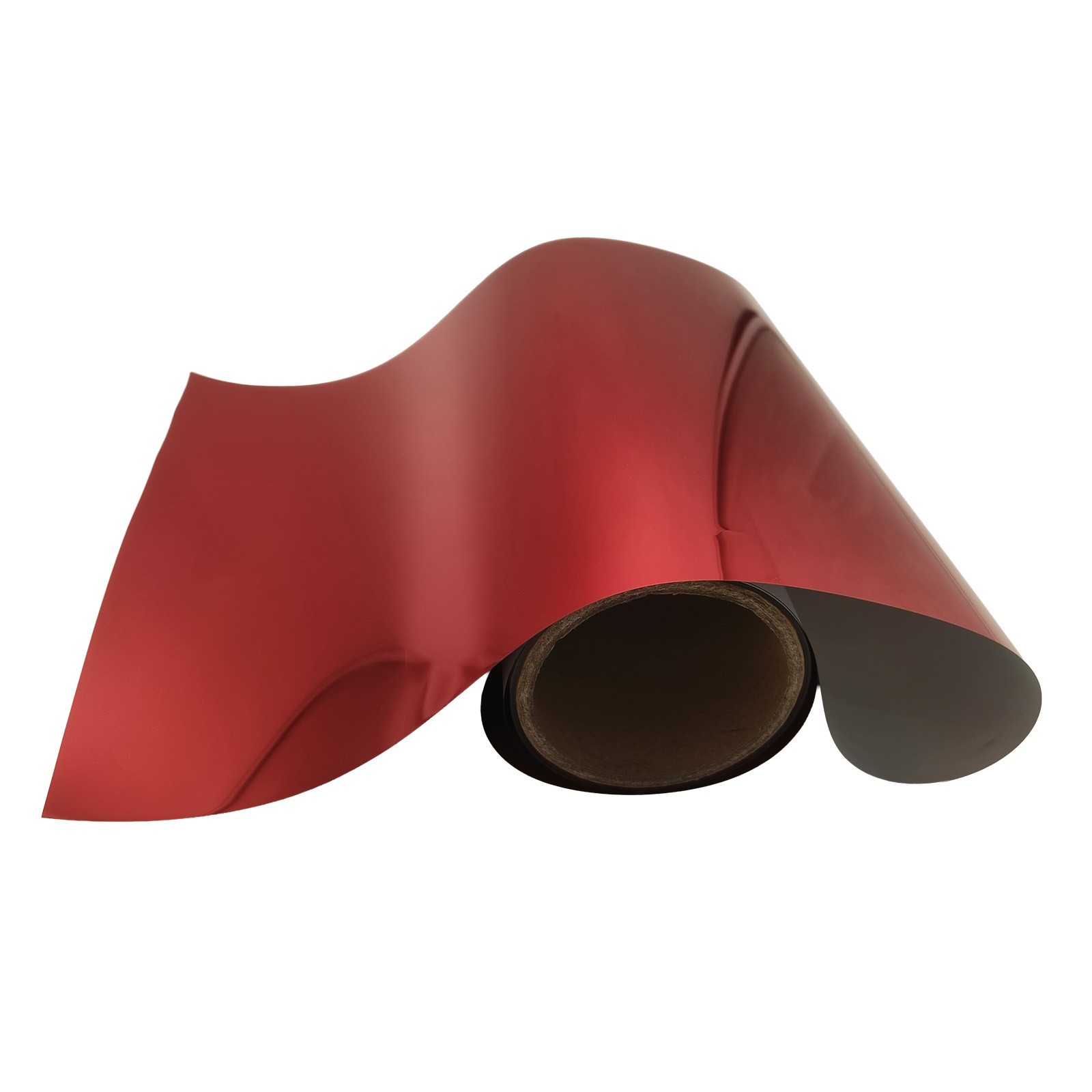 13in x 32.8ft DTF Metallic Film Roll Cherry Red Cold Peel DTF Film