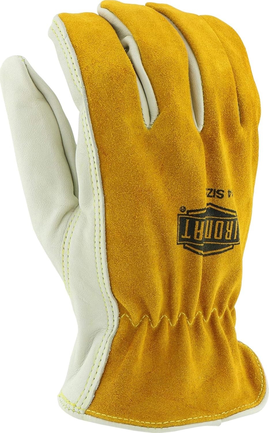 Ironcat 9414 Cowhide Leather Drivers Construction Roping Farming Work Gloves