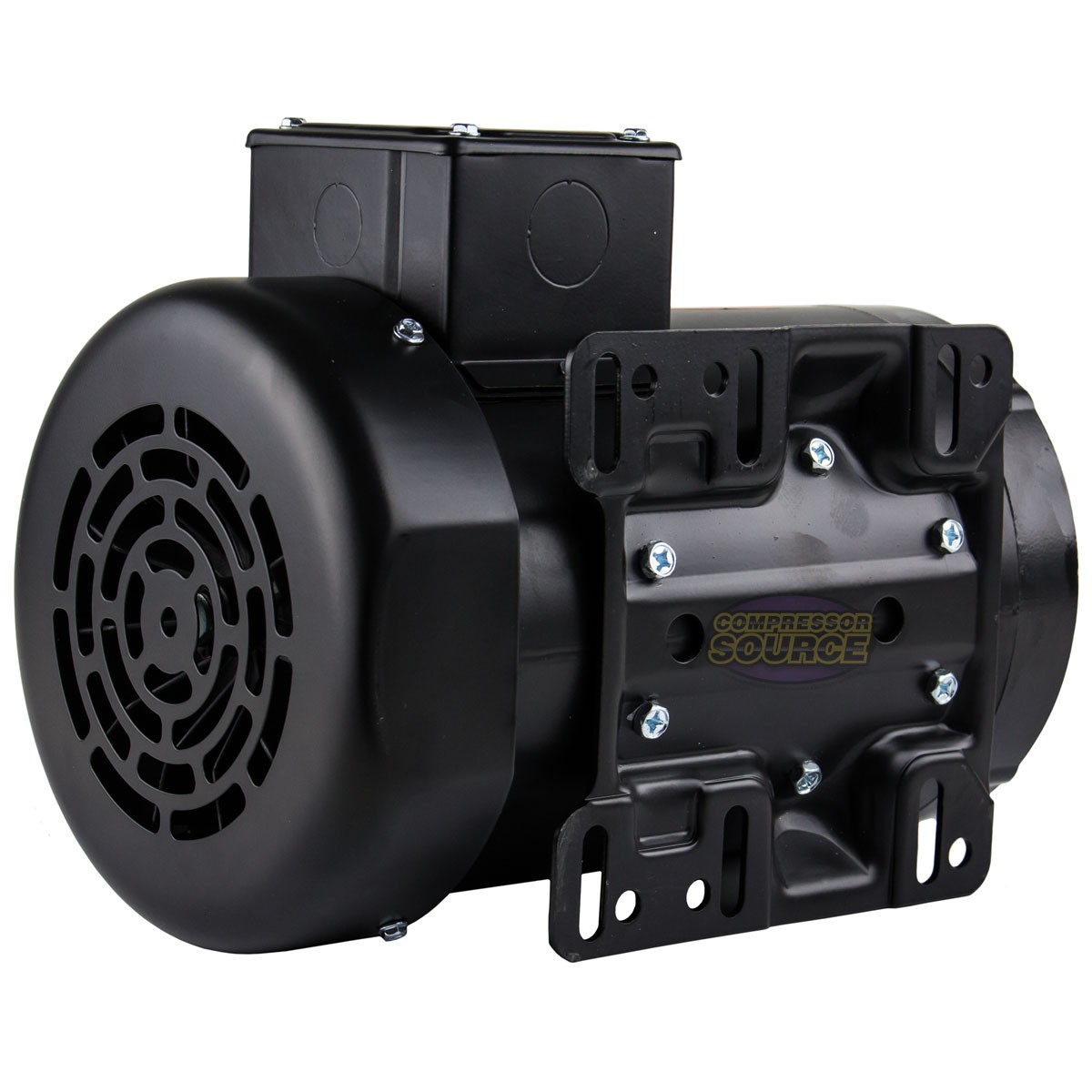 3 HP Electric Motor 3 Phase 56HC Frame 3600 RPM TEFC 208 230V 460 Volt