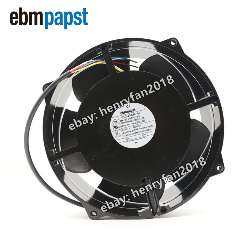 Ebmpapst W1G180-AB47-01 Axial Fan DC 48V 2.3A 95W 4600RPM Cabinet Cooling Fan