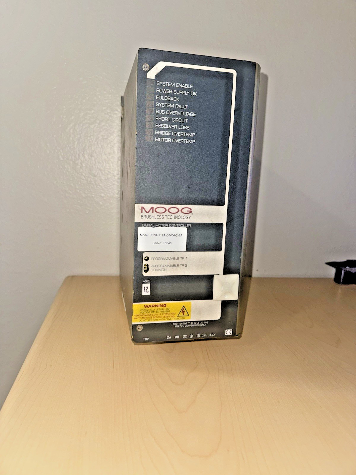 MOOG T164-919A-00-C4-4-1A Digital Motor Controller Servo Drive 48kW