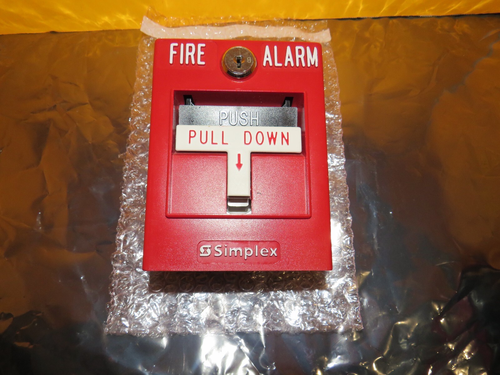SIMPLEX 4099-9003 DOUBLE ACTION ADDRESSABLE MANUAL FIRE ALARM PULL STATION