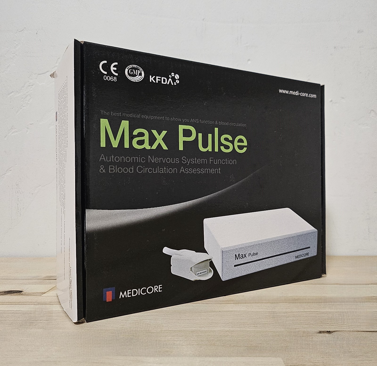 MEDICORE Max Pulse HRV Analyzer Vascular Health Monitor