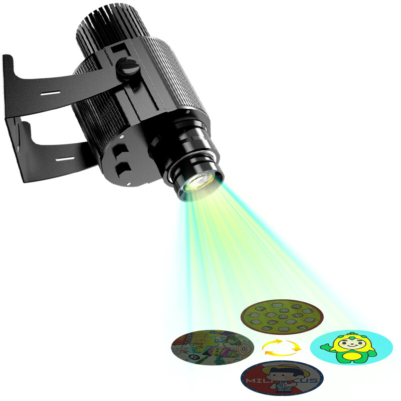 40W-600W Custom 4 Logo Auto-swtich LED Gobo Projector Waterproof AD Store Lights