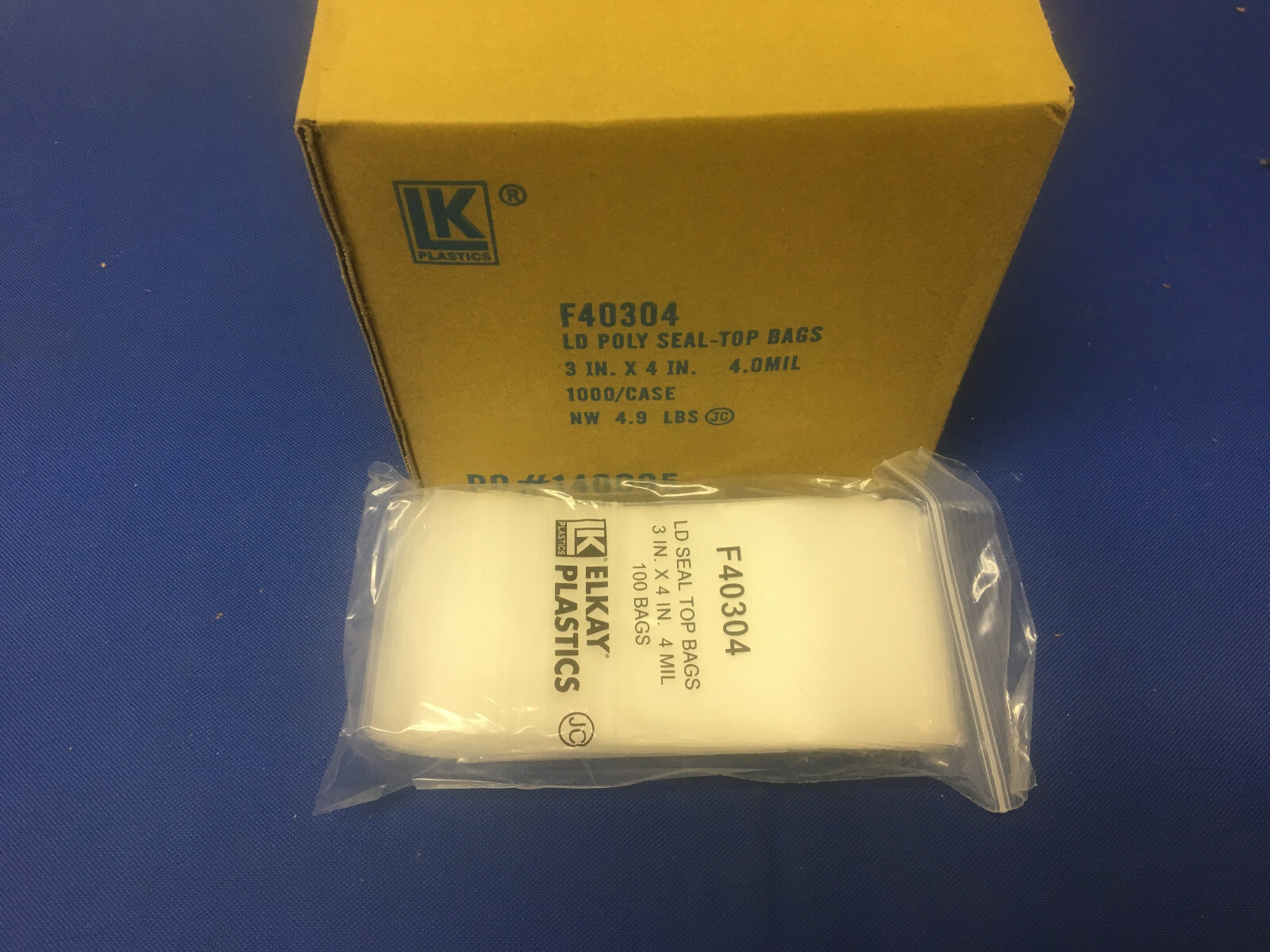3×4 Clear 4 Mil Plastic Zip Seal Lock Top Reclosable Poly Bags 4MIL Zipper Heavy