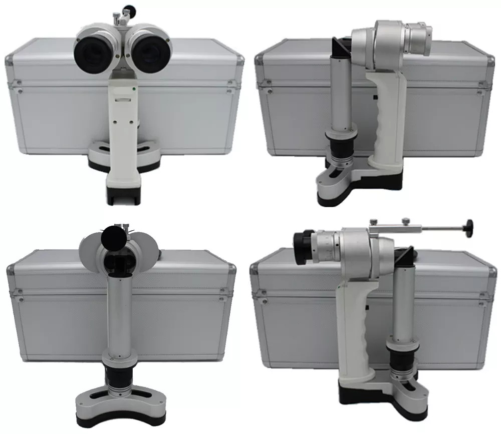 SL-RVK Portable Hand Held Slit Lamp /w 2 Rechargeable 6 hour Batteries & Case