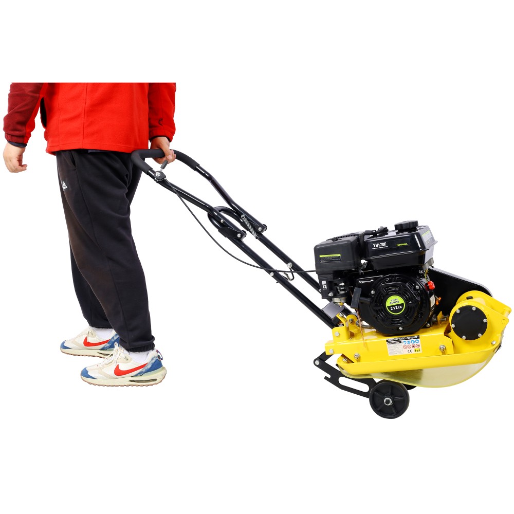 7.0 HP, 5500 RPM Max Gas Vibratory Compactor with Built-in Wheels, EPA Certified