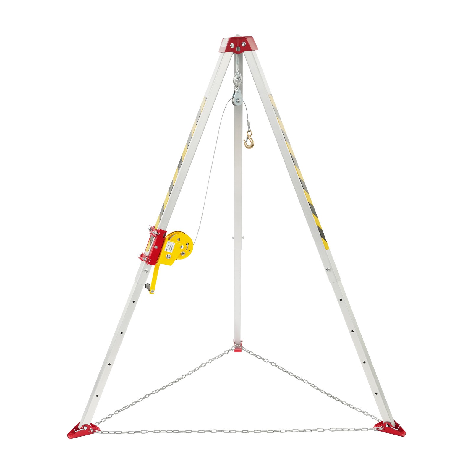 Confined Space Rescue Tripod, Rescue Tripod Kit with Protective Chain
